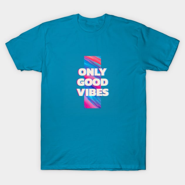 Only Good Vibes Retro T-Shirt by High Altitude